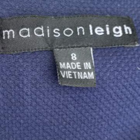 MADISON Leigh Shift Dress Blue Textured - Picture 8 of 9